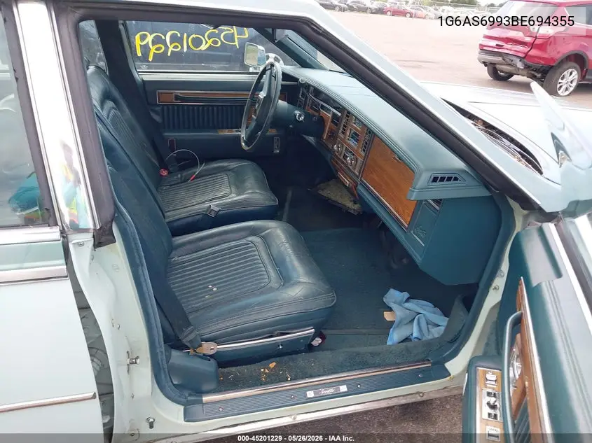 1981 Cadillac Seville VIN: 1G6AS6993BE694355 Lot: 45201229