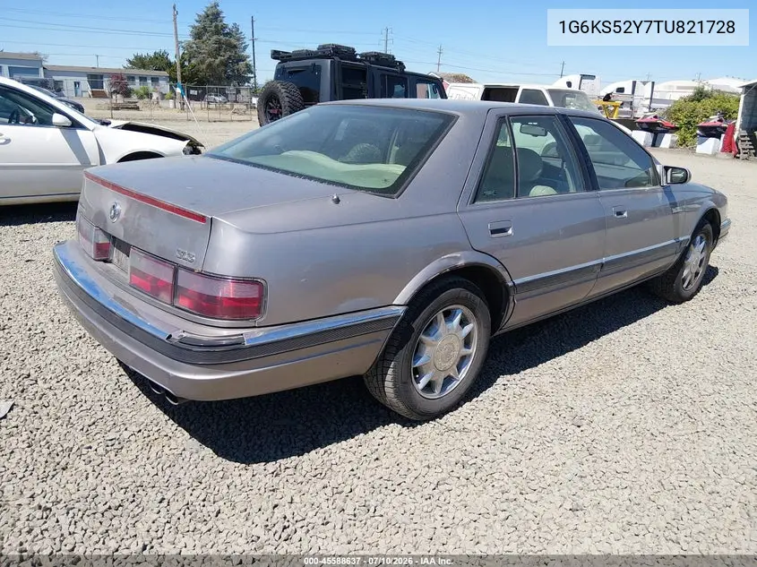 1996 Cadillac Seville Sls VIN: 1G6KS52Y7TU821728 Lot: 45588637