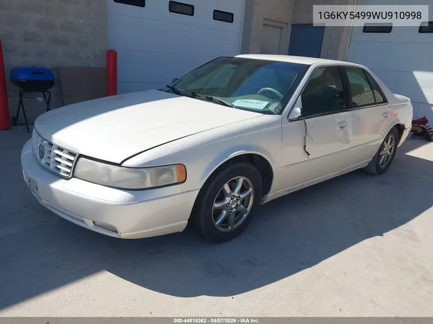 1998 Cadillac Seville Sts VIN: 1G6KY5499WU910998 Lot: 44816362