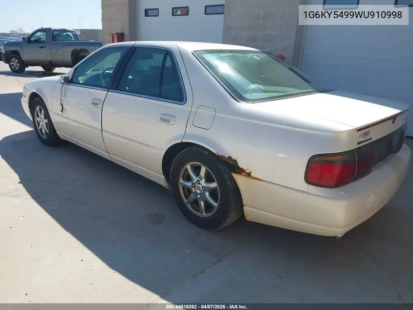1998 Cadillac Seville Sts VIN: 1G6KY5499WU910998 Lot: 44816362