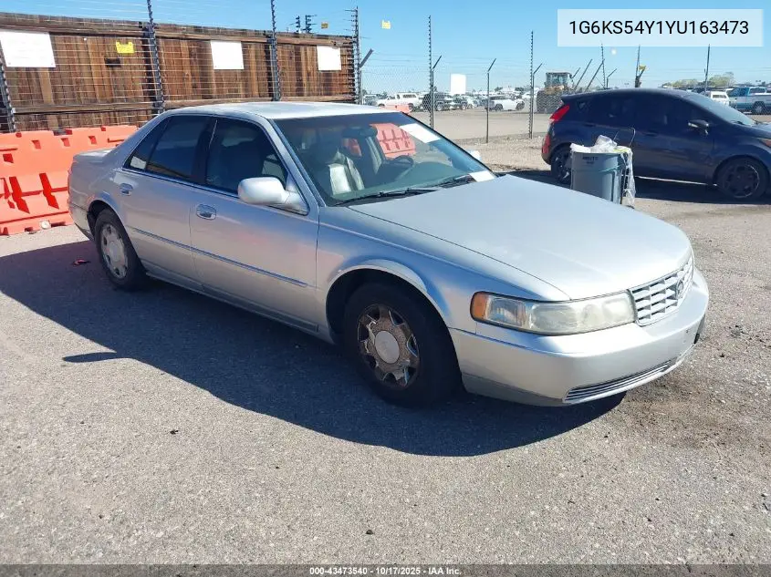 2000 Cadillac Seville Sls VIN: 1G6KS54Y1YU163473 Lot: 43473540