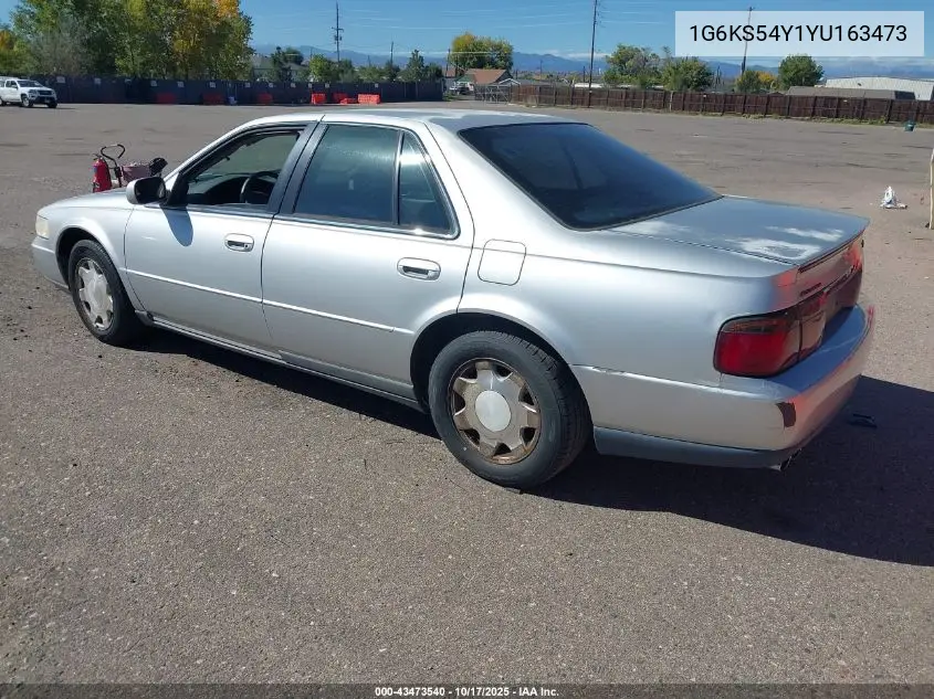 2000 Cadillac Seville Sls VIN: 1G6KS54Y1YU163473 Lot: 43473540