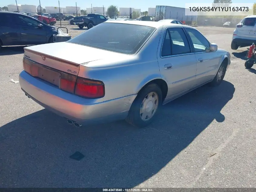 2000 Cadillac Seville Sls VIN: 1G6KS54Y1YU163473 Lot: 43473540