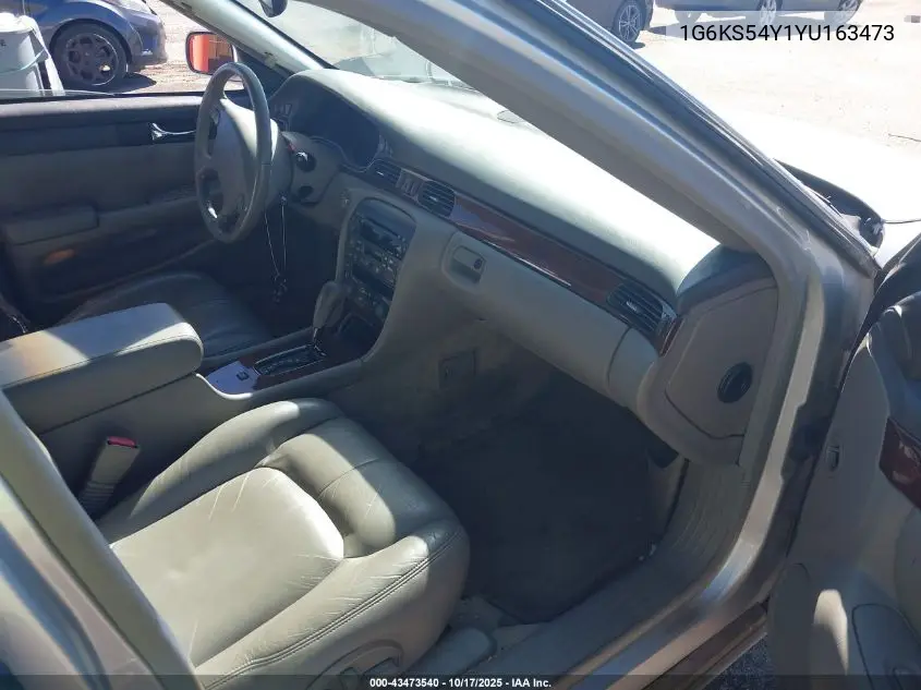 2000 Cadillac Seville Sls VIN: 1G6KS54Y1YU163473 Lot: 43473540