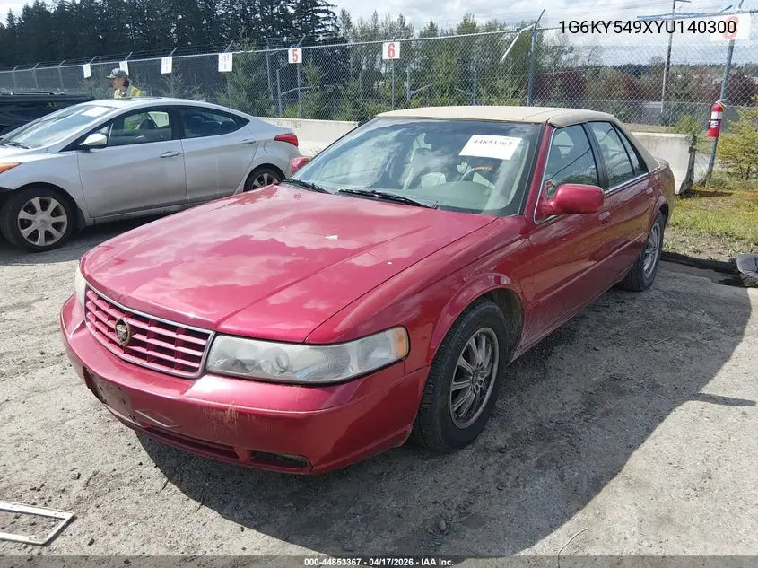2000 Cadillac Seville Sts VIN: 1G6KY549XYU140300 Lot: 44853367