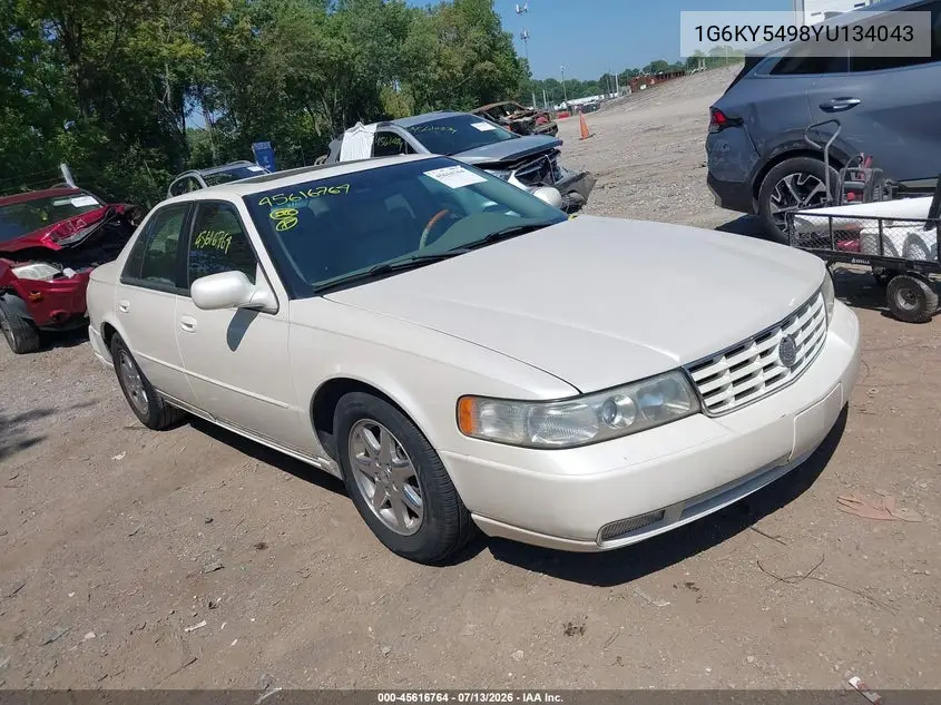 2000 Cadillac Seville Sts VIN: 1G6KY5498YU134043 Lot: 45616764