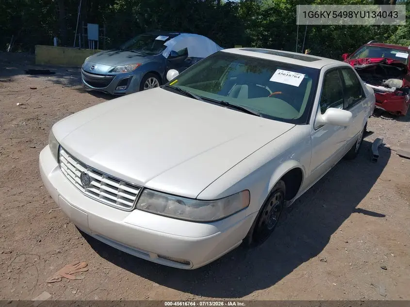 2000 Cadillac Seville Sts VIN: 1G6KY5498YU134043 Lot: 45616764