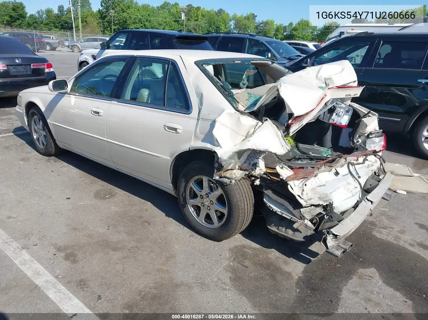 2001 Cadillac Seville Sls W/Tx7 VIN: 1G6KS54Y71U260666 Lot: 45016287