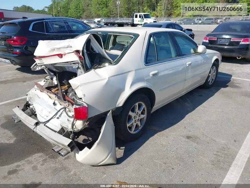 2001 Cadillac Seville Sls W/Tx7 VIN: 1G6KS54Y71U260666 Lot: 45016287