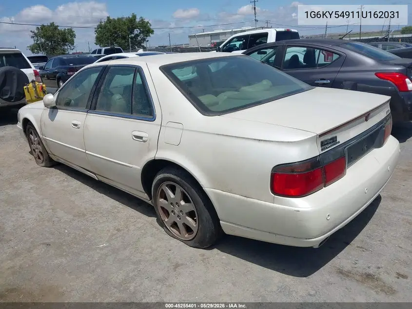 2001 Cadillac Seville Sts VIN: 1G6KY54911U162031 Lot: 45255401