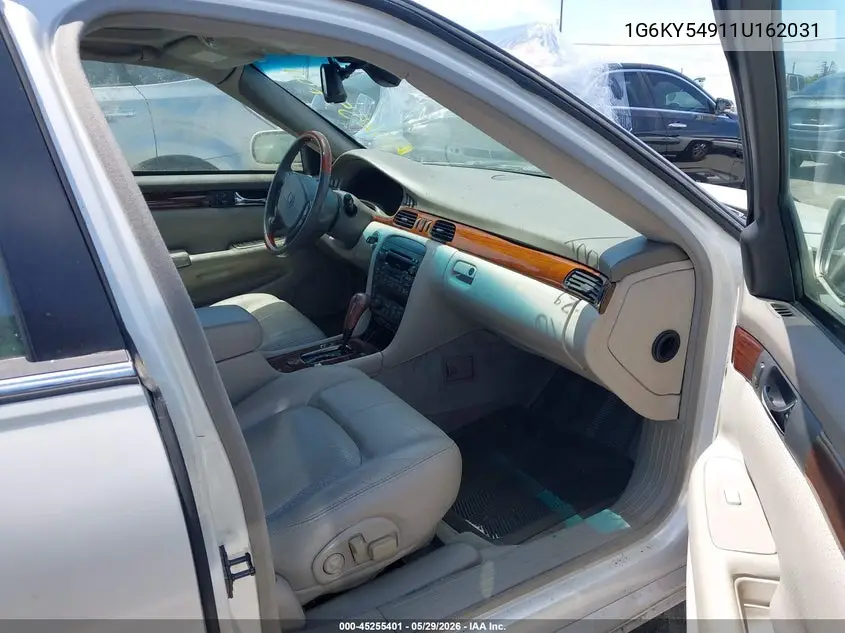 2001 Cadillac Seville Sts VIN: 1G6KY54911U162031 Lot: 45255401