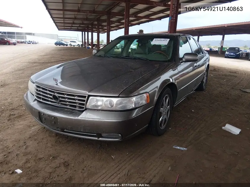 2001 Cadillac Seville Sts VIN: 1G6KY54921U140863 Lot: 45666461