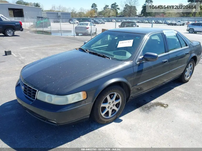 2002 Cadillac Seville Sls VIN: 1G6KS54Y82U220484 Lot: 44632763