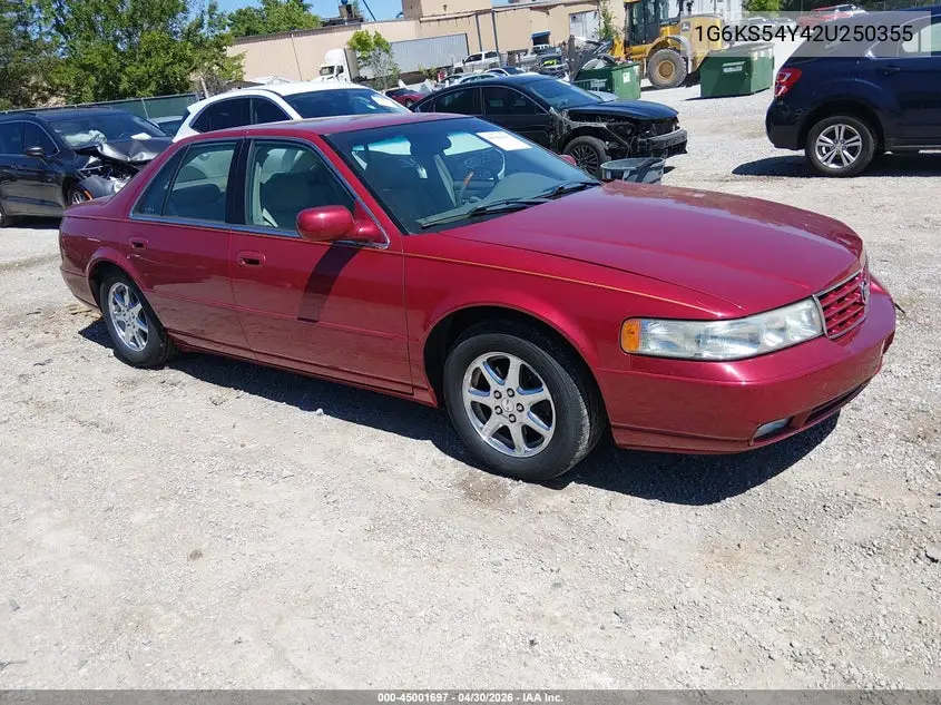 2002 Cadillac Seville Sls VIN: 1G6KS54Y42U250355 Lot: 45001697