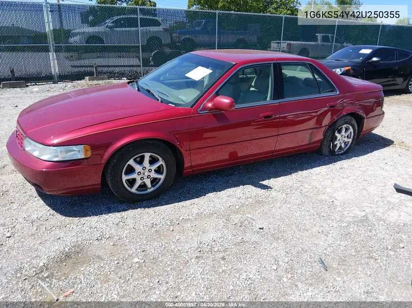 2002 Cadillac Seville Sls VIN: 1G6KS54Y42U250355 Lot: 45001697