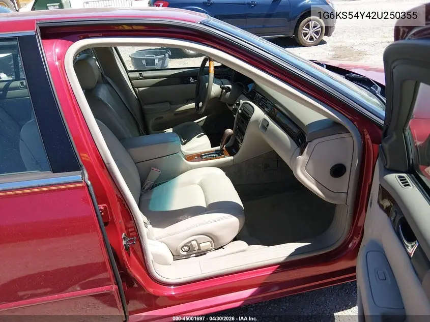 2002 Cadillac Seville Sls VIN: 1G6KS54Y42U250355 Lot: 45001697