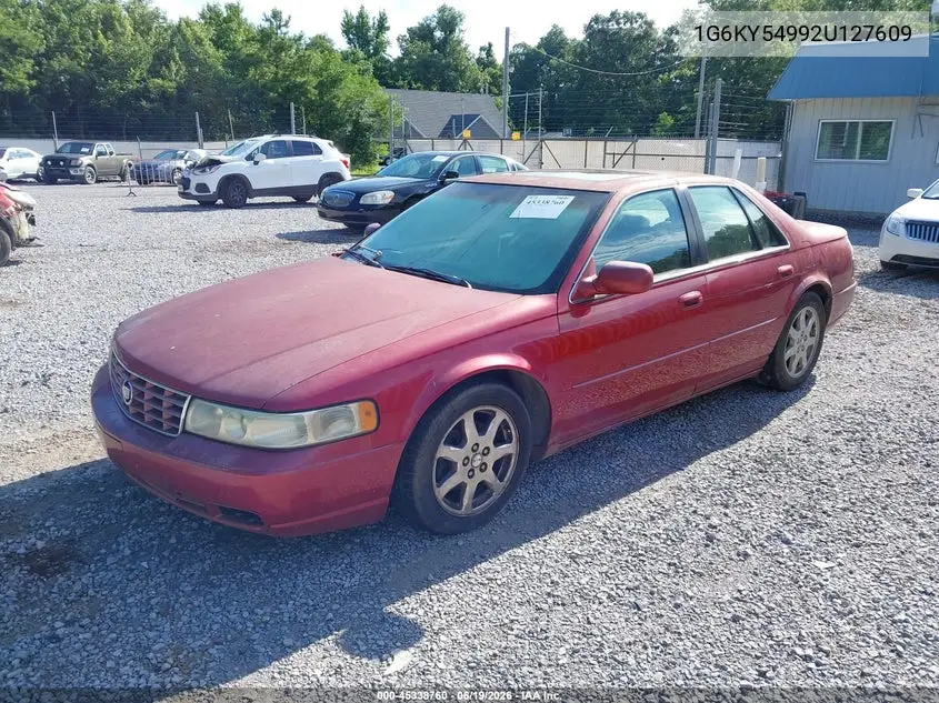 2002 Cadillac Seville Sts VIN: 1G6KY54992U127609 Lot: 45338760