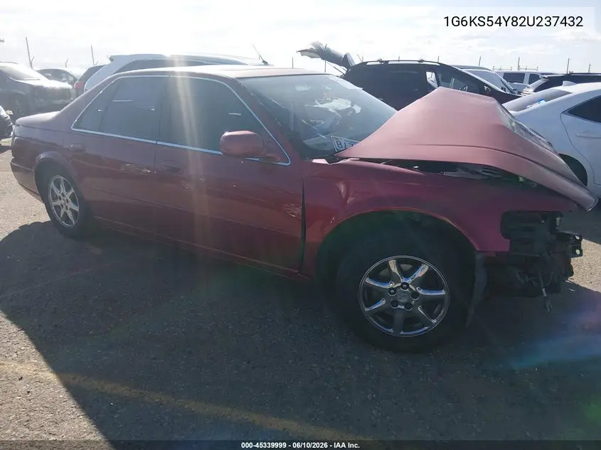 2002 Cadillac Seville Sls VIN: 1G6KS54Y82U237432 Lot: 45339999