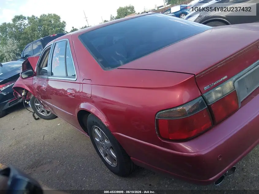 2002 Cadillac Seville Sls VIN: 1G6KS54Y82U237432 Lot: 45339999