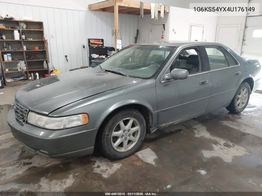 2004 Cadillac Seville Sls VIN: 1G6KS54YX4U176149 Lot: 44515315