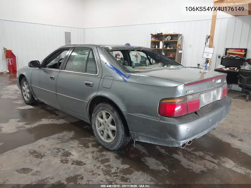 2004 Cadillac Seville Sls VIN: 1G6KS54YX4U176149 Lot: 44515315