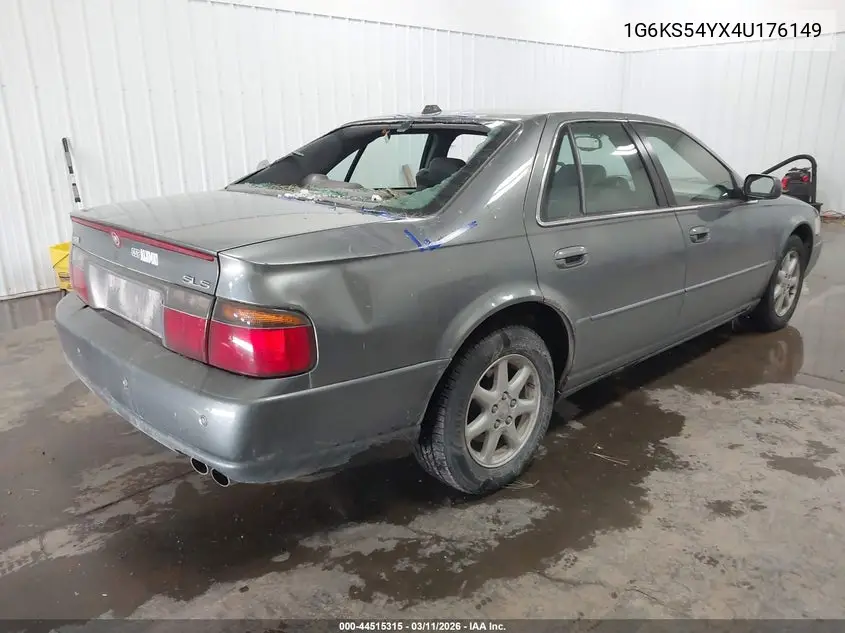 2004 Cadillac Seville Sls VIN: 1G6KS54YX4U176149 Lot: 44515315
