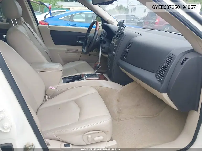 2005 Cadillac Srx V6 VIN: 1GYEE637250194857 Lot: 45308345