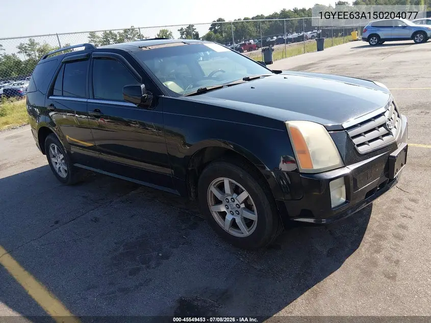 2005 Cadillac Srx V8 VIN: 1GYEE63A150204077 Lot: 45549453