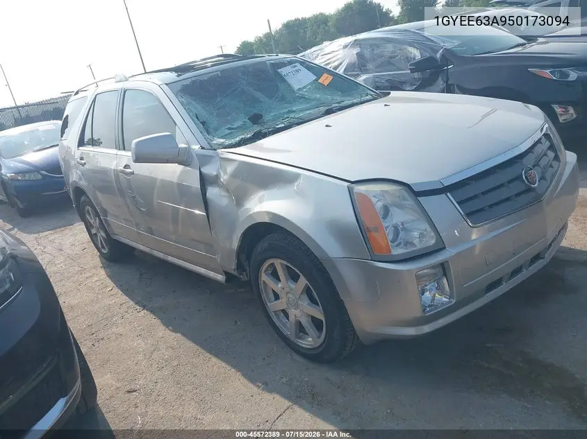 2005 Cadillac Srx V8 VIN: 1GYEE63A950173094 Lot: 45572389