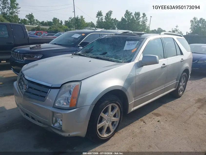2005 Cadillac Srx V8 VIN: 1GYEE63A950173094 Lot: 45572389