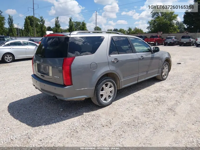 2006 Cadillac Srx V6 VIN: 1GYEE637260165358 Lot: 45588630