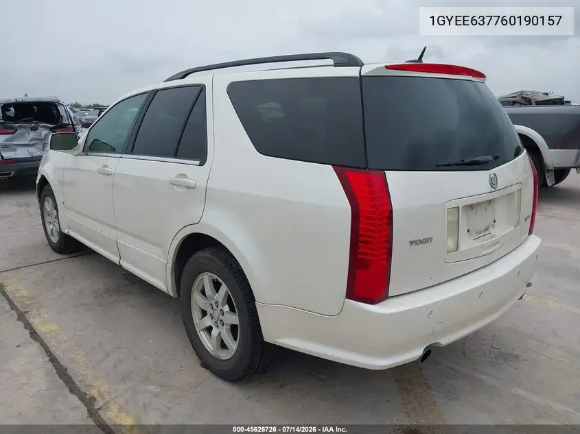 2006 Cadillac Srx V6 VIN: 1GYEE637760190157 Lot: 45626726