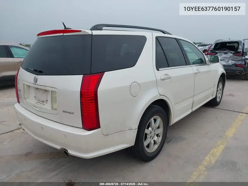 2006 Cadillac Srx V6 VIN: 1GYEE637760190157 Lot: 45626726