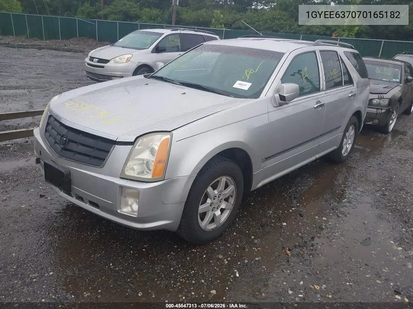 2007 Cadillac Srx V6 VIN: 1GYEE637070165182 Lot: 45547313