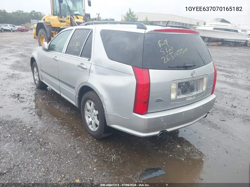 2007 Cadillac Srx V6 VIN: 1GYEE637070165182 Lot: 45547313