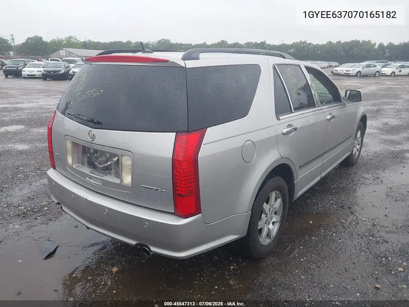2007 Cadillac Srx V6 VIN: 1GYEE637070165182 Lot: 45547313