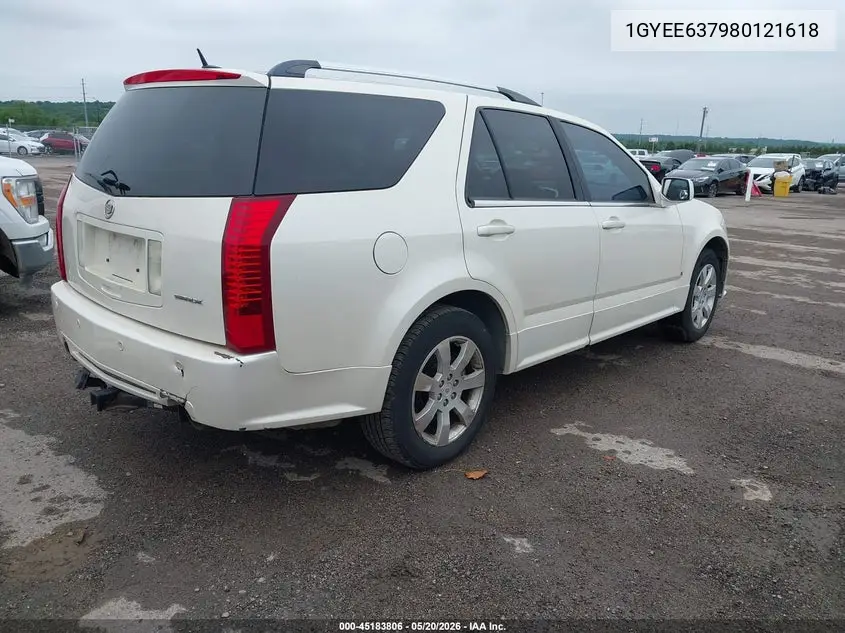 2008 Cadillac Srx V6 VIN: 1GYEE637980121618 Lot: 45183806