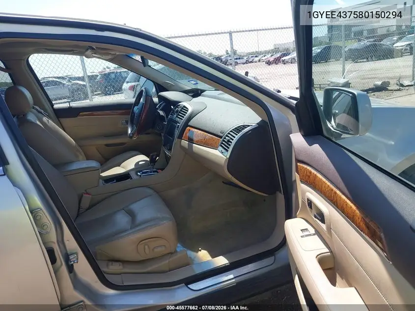 2008 Cadillac Srx V6 VIN: 1GYEE437580150294 Lot: 45577662