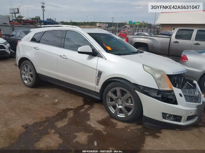 3GYFNKE42AS631047 2010 Cadillac Srx Turbo Premium