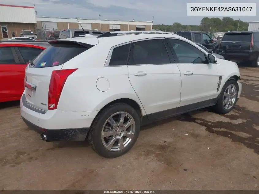 3GYFNKE42AS631047 2010 Cadillac Srx Turbo Premium