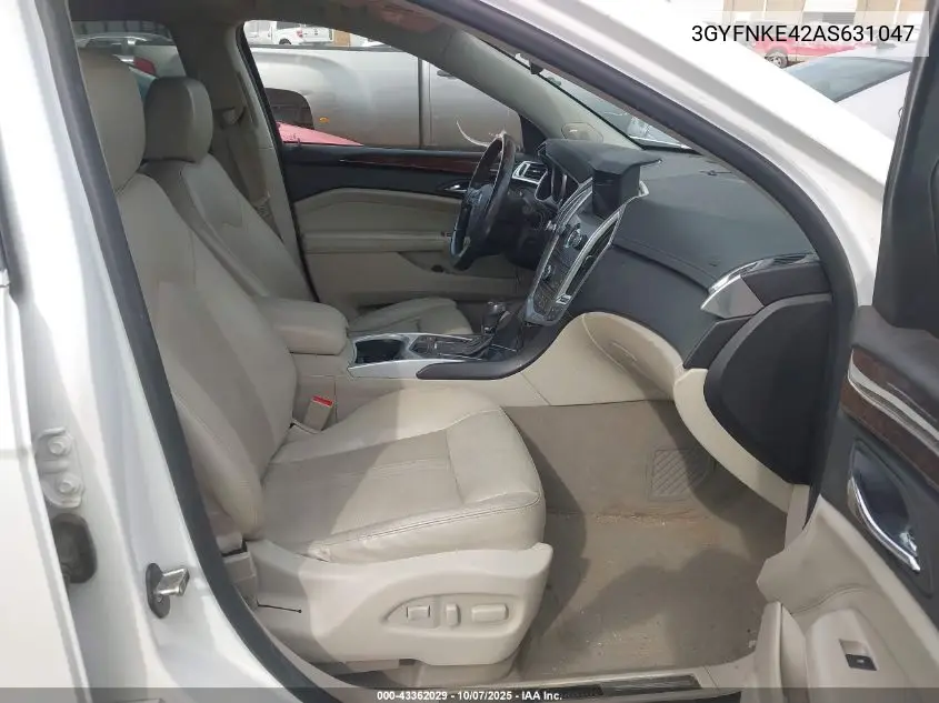 3GYFNKE42AS631047 2010 Cadillac Srx Turbo Premium