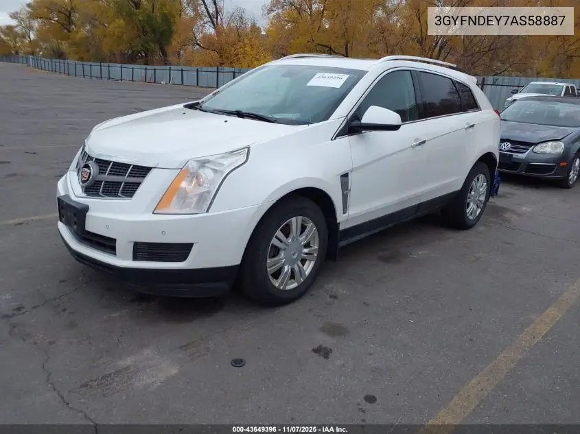 3GYFNDEY7AS58887 2010 Cadillac Srx Luxury Collection