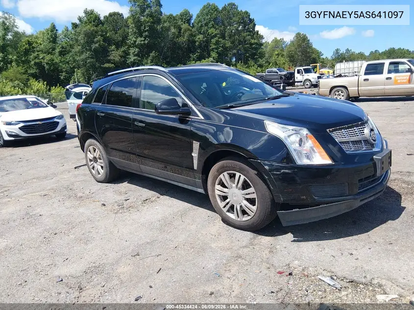 2010 Cadillac Srx Luxury Collection VIN: 3GYFNAEY5AS641097 Lot: 45334424