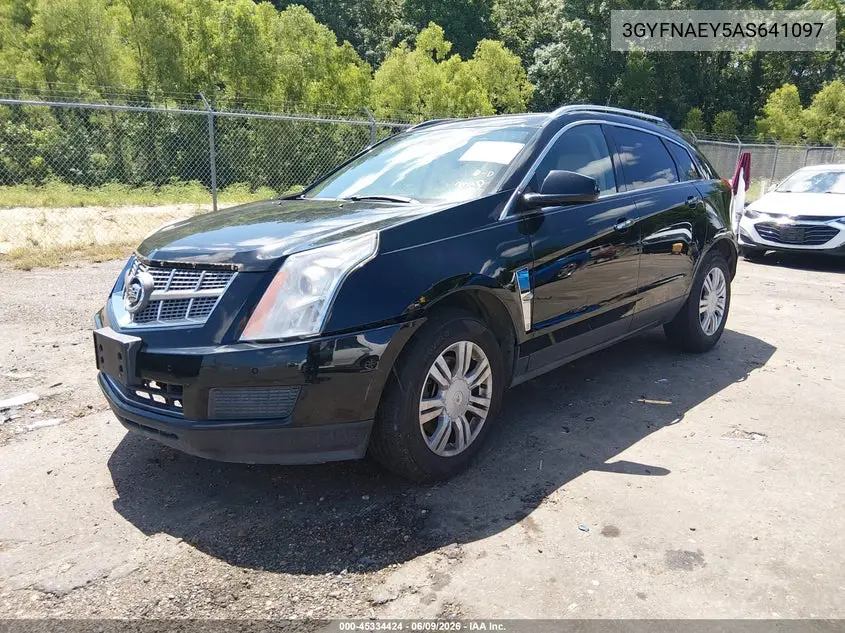 2010 Cadillac Srx Luxury Collection VIN: 3GYFNAEY5AS641097 Lot: 45334424