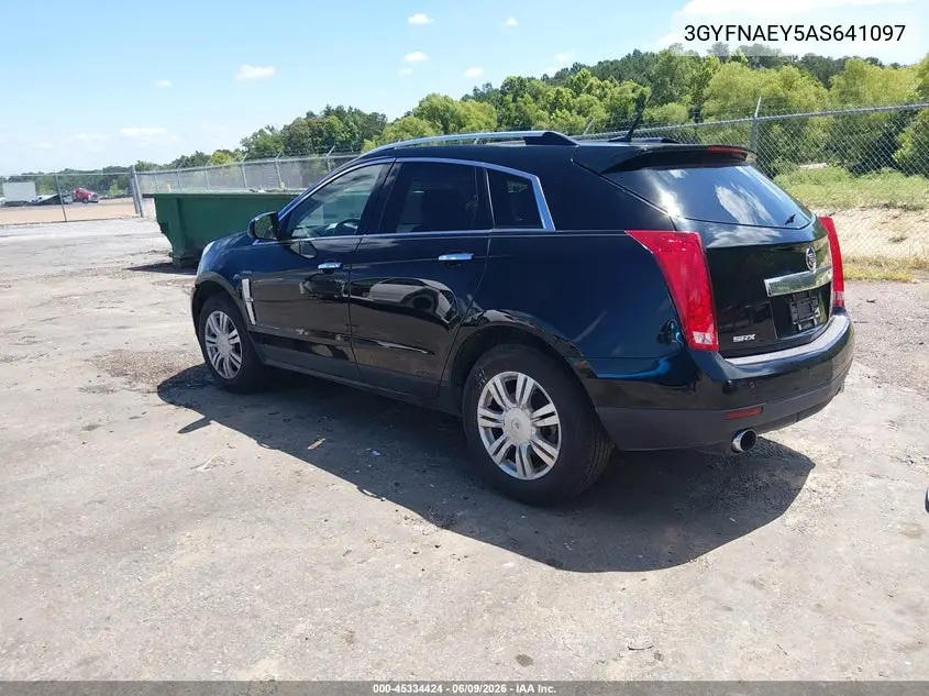 2010 Cadillac Srx Luxury Collection VIN: 3GYFNAEY5AS641097 Lot: 45334424