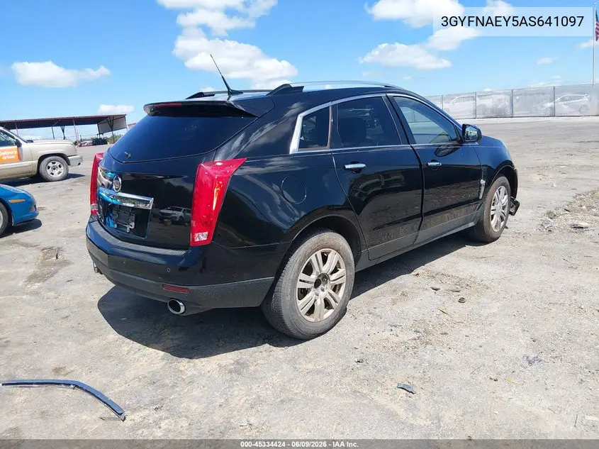 2010 Cadillac Srx Luxury Collection VIN: 3GYFNAEY5AS641097 Lot: 45334424
