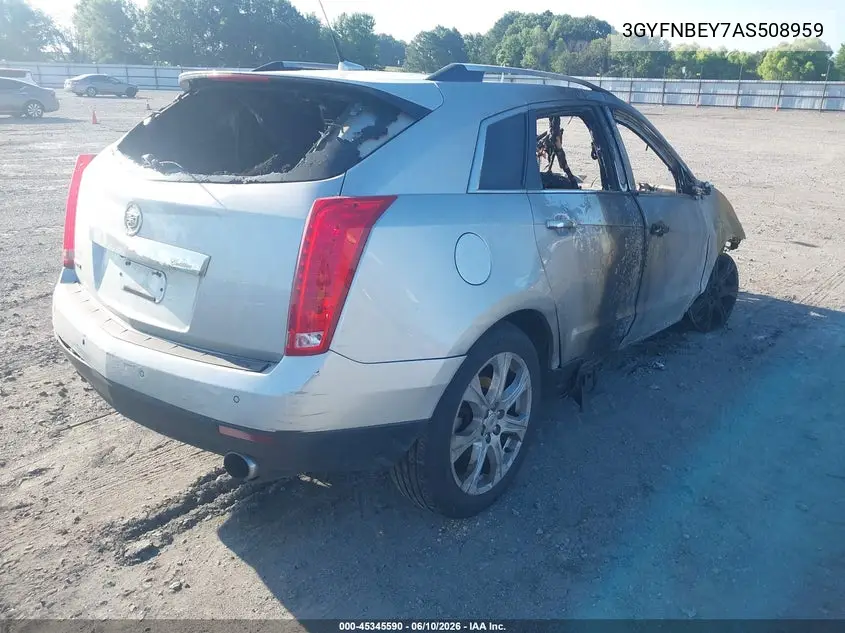 2010 Cadillac Srx Performance Collection VIN: 3GYFNBEY7AS508959 Lot: 45345590