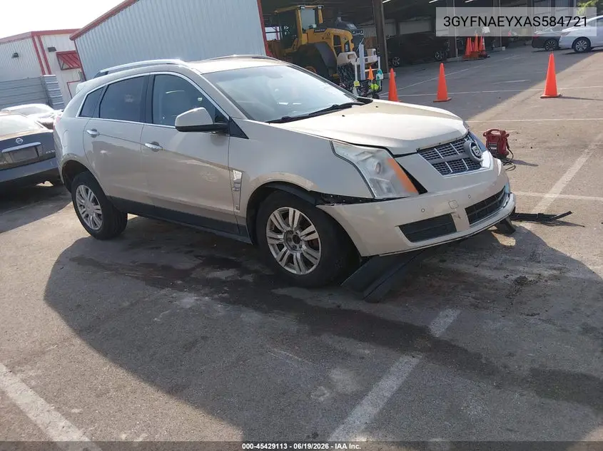 2010 Cadillac Srx Luxury Collection VIN: 3GYFNAEYXAS584721 Lot: 45429113