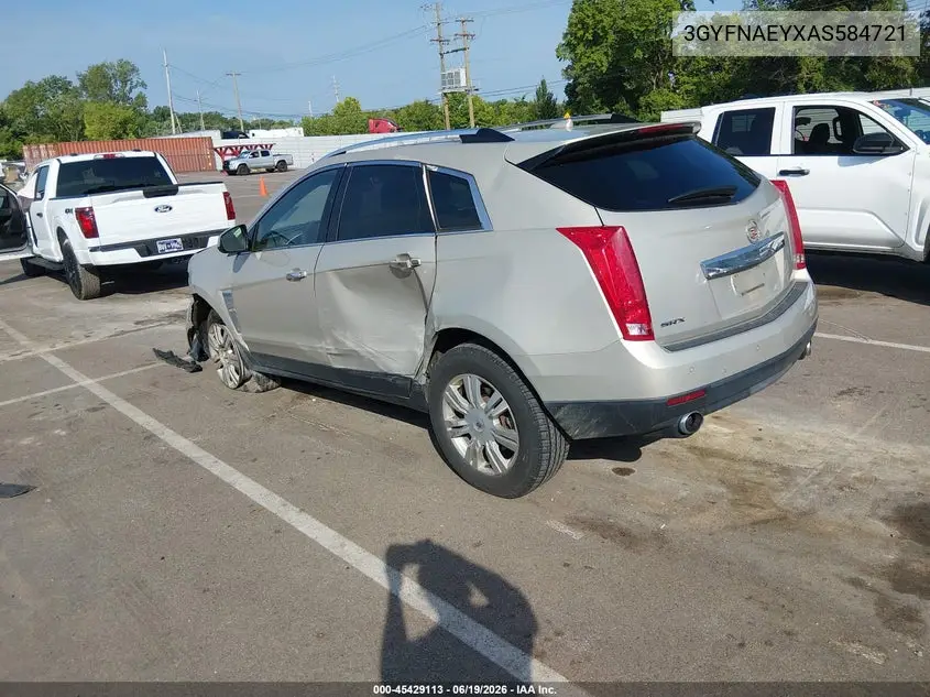 2010 Cadillac Srx Luxury Collection VIN: 3GYFNAEYXAS584721 Lot: 45429113