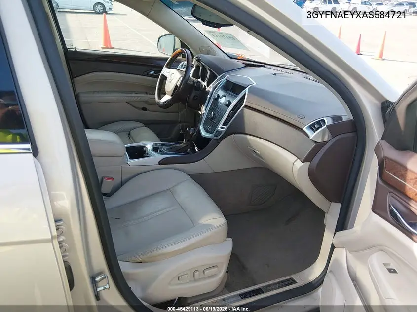 2010 Cadillac Srx Luxury Collection VIN: 3GYFNAEYXAS584721 Lot: 45429113